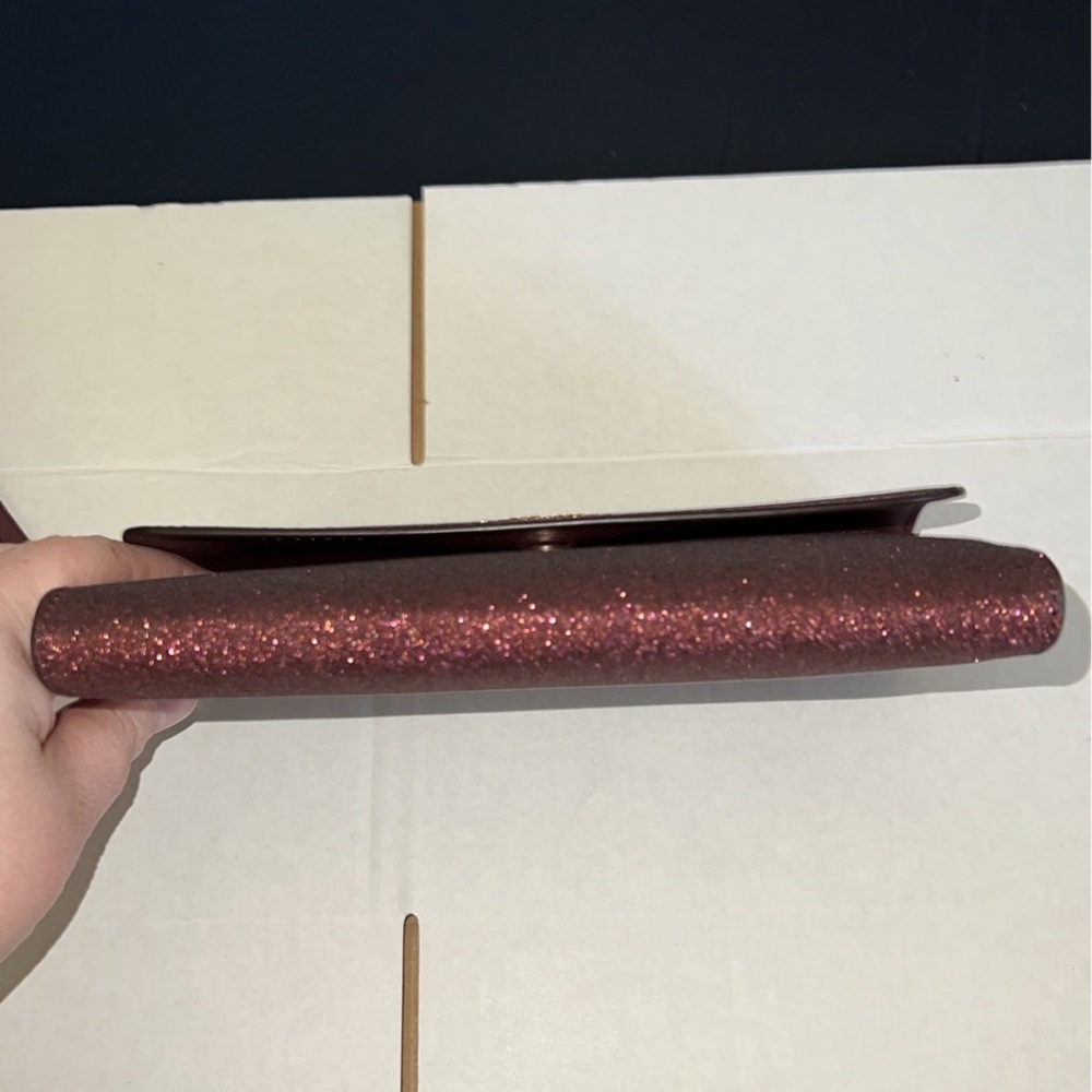 Kate Spade Burgundy Glitter Wristlet Wallet - Picture 6 of 12